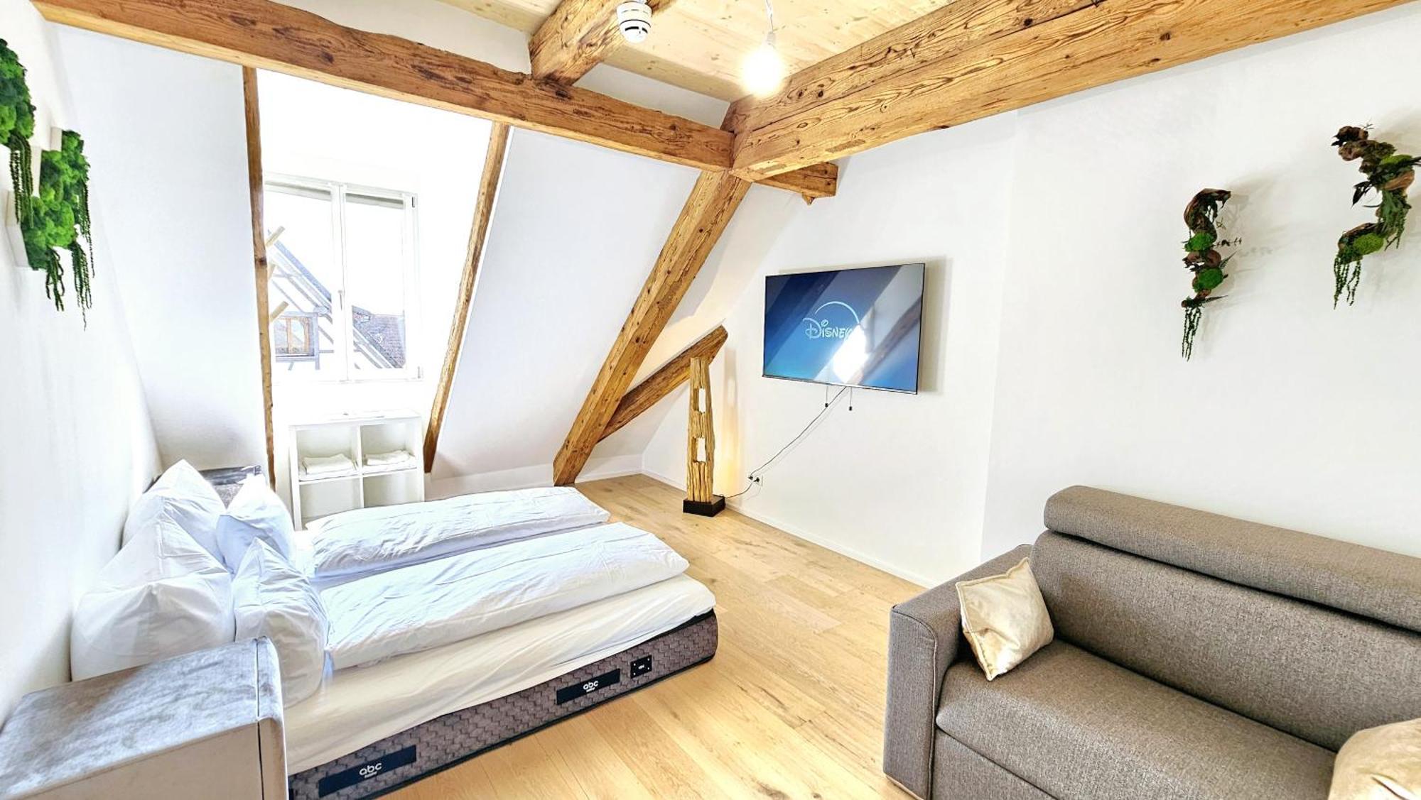 Wood World Luxury - Massage - Bergblick - Tranpolin- Parken Daire Markdorf Dış mekan fotoğraf