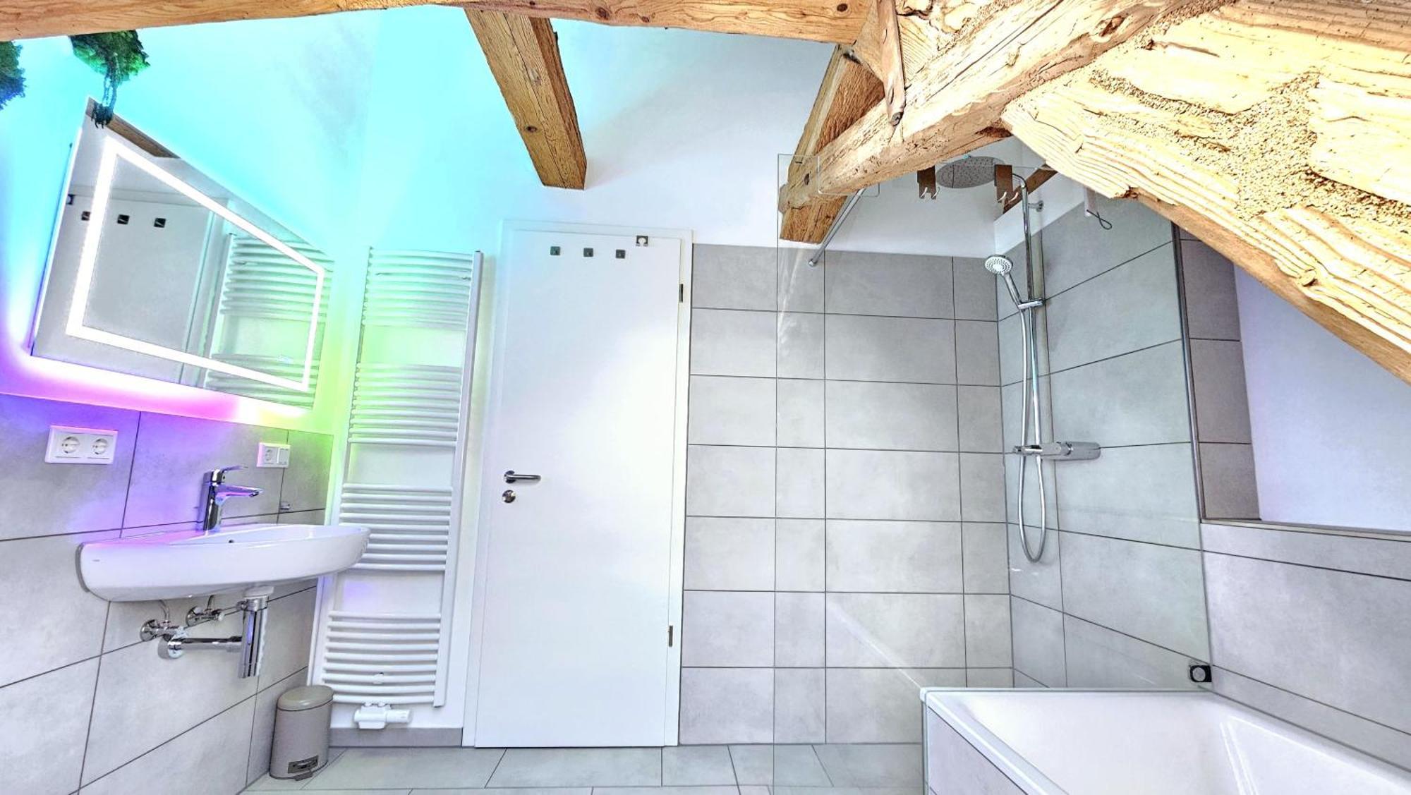 Wood World Luxury - Massage - Bergblick - Tranpolin- Parken Daire Markdorf Dış mekan fotoğraf