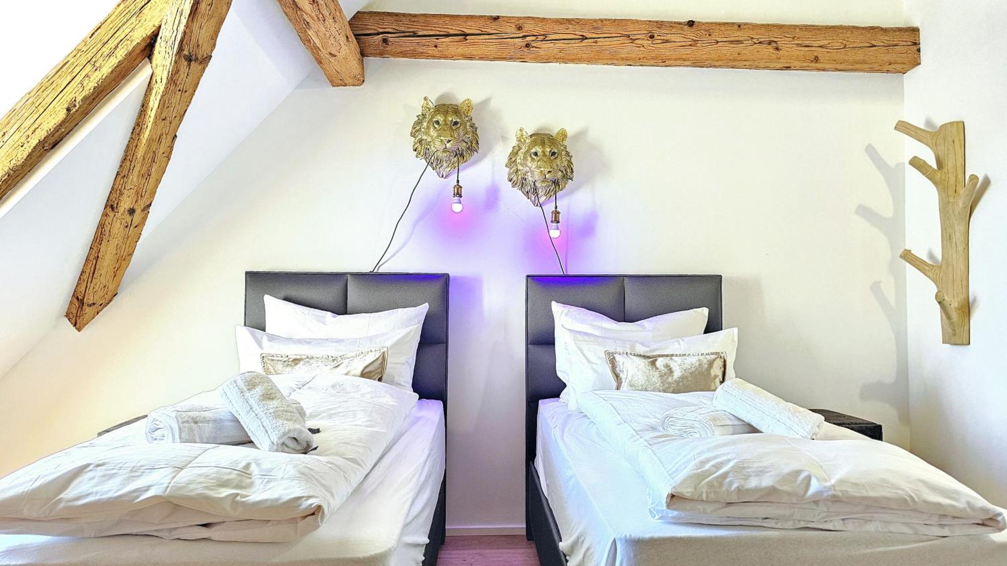 Wood World Luxury - Massage - Bergblick - Tranpolin- Parken Daire Markdorf Dış mekan fotoğraf