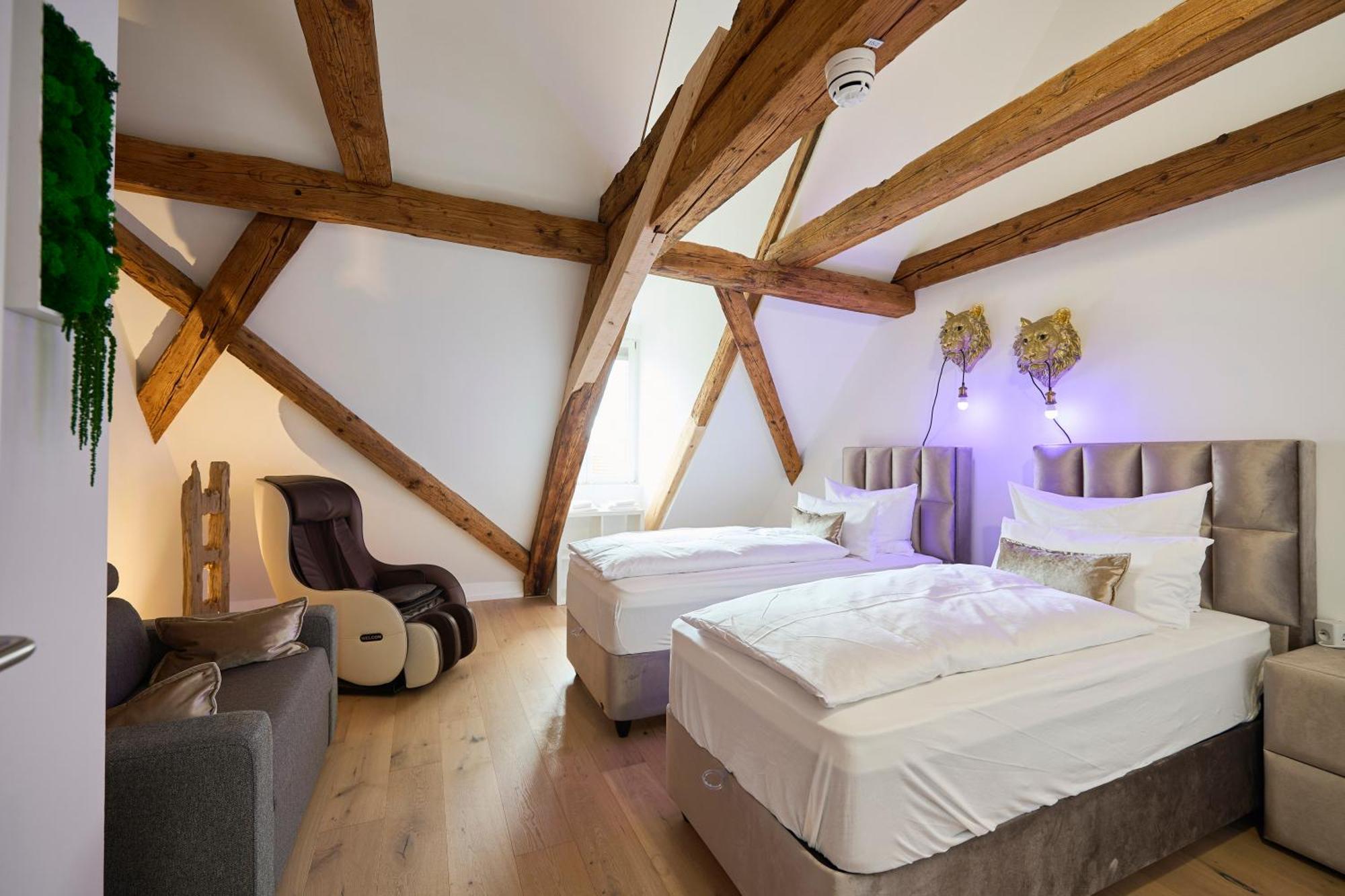 Wood World Luxury - Massage - Bergblick - Tranpolin- Parken Daire Markdorf Dış mekan fotoğraf
