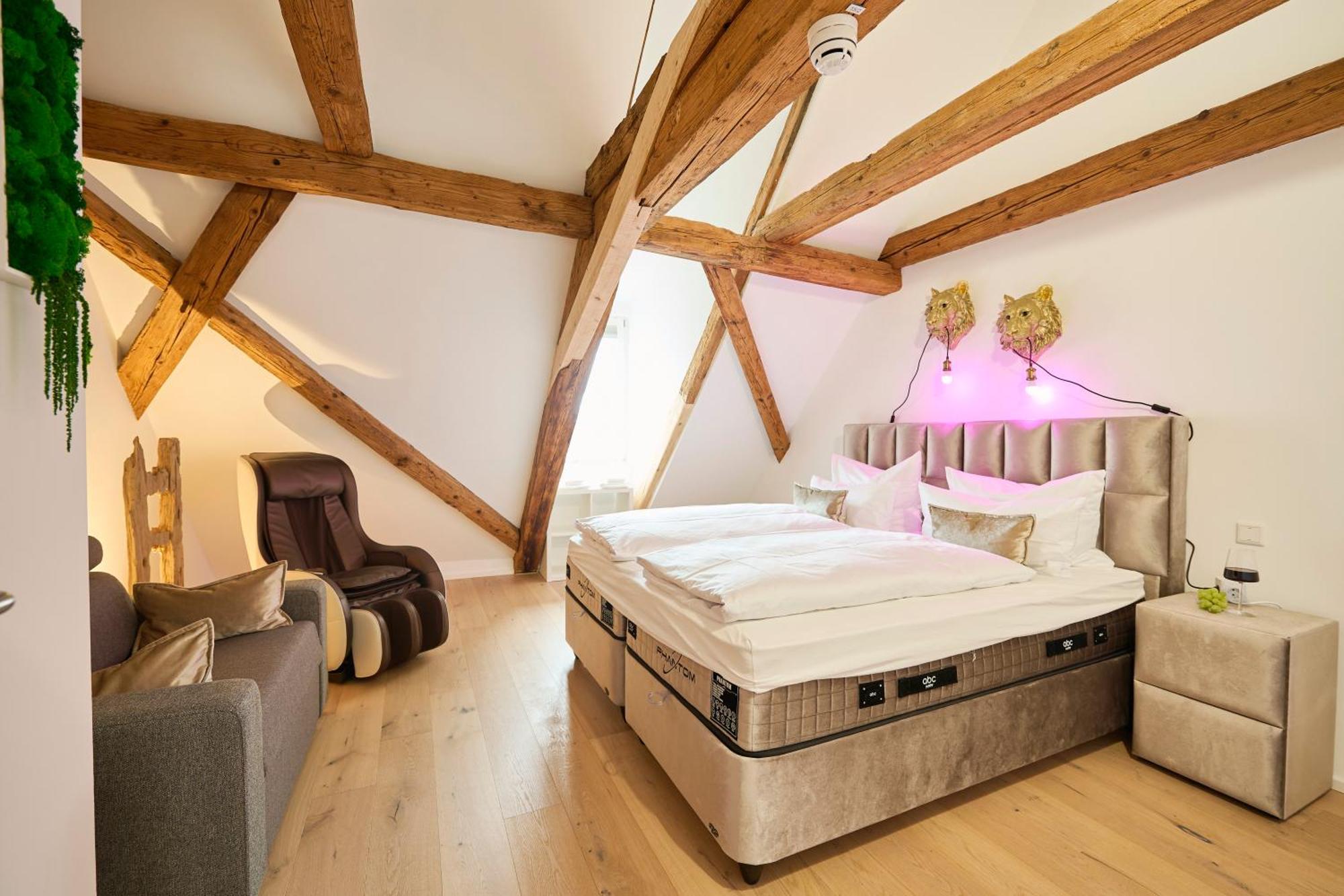 Wood World Luxury - Massage - Bergblick - Tranpolin- Parken Daire Markdorf Dış mekan fotoğraf